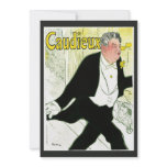 Vintage Art Nouveau Caudieux, by Toulouse Lautrec Custom Invitation
