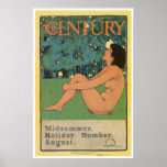 Vintage art Nouveau Century magazine Posters