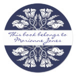 Vintage Art Nouveau Floral Book Plate Stickers
