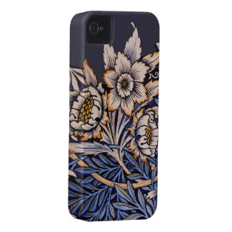 Vintage Art Nouveau Floral iPhone4 Case Mate