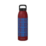 Vintage art nouveau in lavender blue reusable water bottles