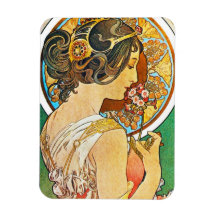 Vintage Art Nouveau Magnets