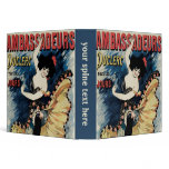 Vintage Art Nouveau Poster; Ambassadeurs binders