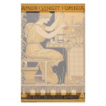 Vintage Art Nouveau Poster Amor Vincit Omnia, 1896 Stationery Design
