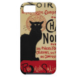 Vintage Art Nouveau Poster; Ce Soir Chat Noir iPhone 5 Cases