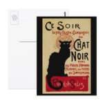 Vintage Art Nouveau Poster; Chat Noir postcards