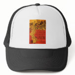 Vintage Art Nouveau Poster; La Bohème, 1896 hats