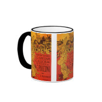 Vintage Art Nouveau Poster; La Bohème, 1896 Coffee Mugs