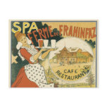 Vintage Art Nouveau Poster; Spa Ferme de Frahinfaz Postcard