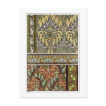 Vintage Art Nouveau Solomon's Seal, M.P. Verneuil Postcard