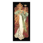 Vintage Art Nouveau, Woman Champagne Party Invites