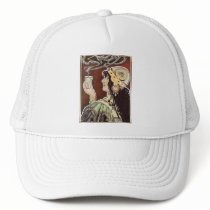 Vintage Art - Rajah Coffee - Privat Livemont hats by VintageCabaret Vintage Art - Rajah Coffee - Privat Livemont hats