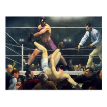 Vintage Art Sports Boxing 1924 Postcards