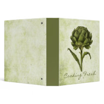Vintage Artichoke 1.5" Recipe Binder