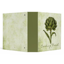 Vintage Artichoke 2" Recipe Binder binders