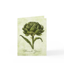 Vintage Artichoke Card cards