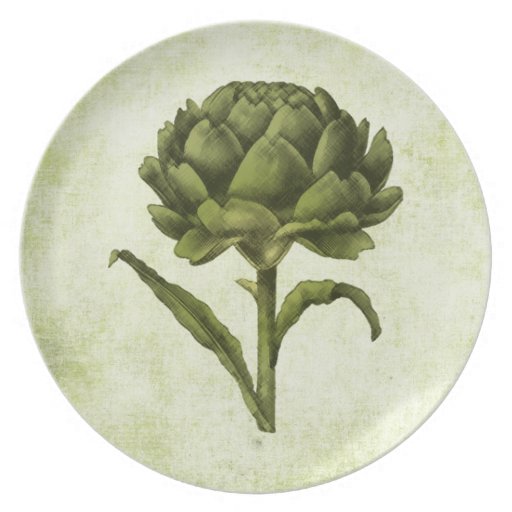 Vintage Artichoke Plate Zazzle