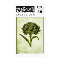 Vintage Artichoke Postage stamps