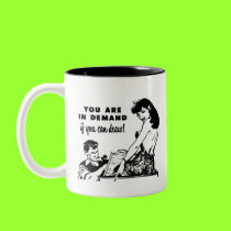 Vintage Artist Ad mugs