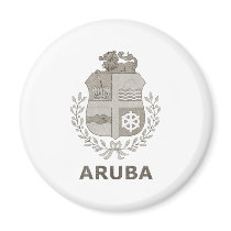 Vintage Aruba Refrigerator Magnets
