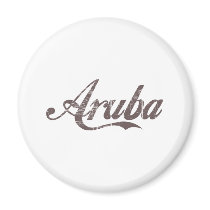 Vintage Aruba Magnets