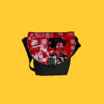Vintage Asian Collage messenger bags