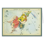Vintage Astonomy, Perseus and Caput Medusa Greeting Card