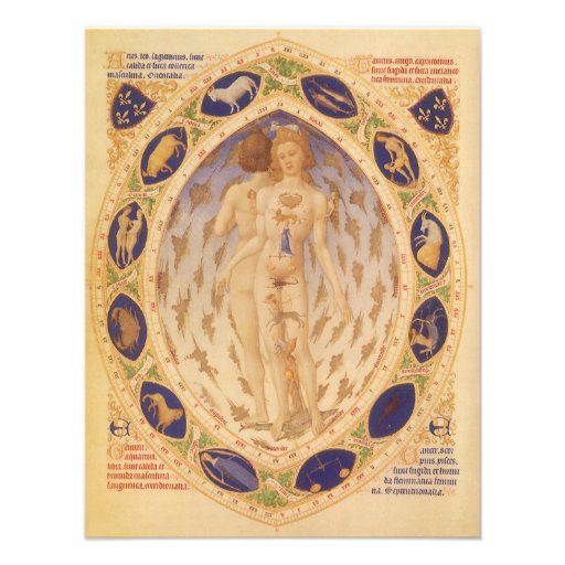 Vintage Astrology, Antique Celestial Zodiac Chart Personalized Invitation
