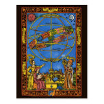Vintage Astronomer Claudius Ptolemy, Celestial Post Card