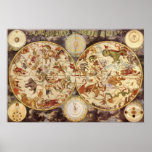 Vintage Astronomy Celestial Stars in the Night Sky Print