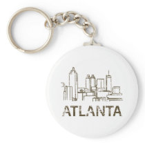 Vintage Atlanta Key Chains