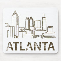 Vintage Atlanta Mousepads
