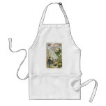 Vintage Atlas Frontispiece, World Globe Aprons