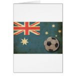 Vintage Australia Flag Greeting Card