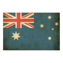 Vintage Australia Flag Poster