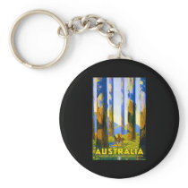 Vintage Australia Marysville Victoria Key Chain