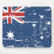 Vintage Australian Flag Mouse Pad