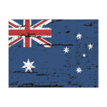 Vintage Australian Flag Post Cards