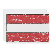 Vintage Austria Flag invitations by flagshirts Vintage Austria Flag invitations