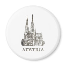 Vintage Austria magnets