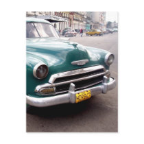 Vintage Auto in Cuba Postcard