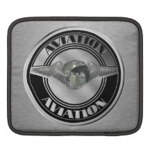 Vintage Aviation Art Sleeve For iPads