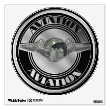 Vintage Aviation Art Wall Skins