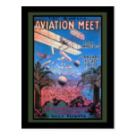 Vintage Aviation Meeting in Los Angeles Poster Post Cards