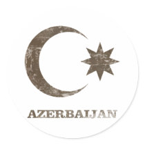 Vintage Azerbaijan Stickers