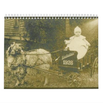Vintage Babies #1 Wall Calendars by creativejnee