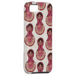 Vintage Babushka Nesting Dolls Matryoshka Pattern iPhone 5 Cases