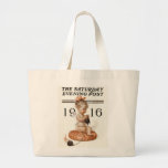 Vintage Baby Angel Knitting Bag
