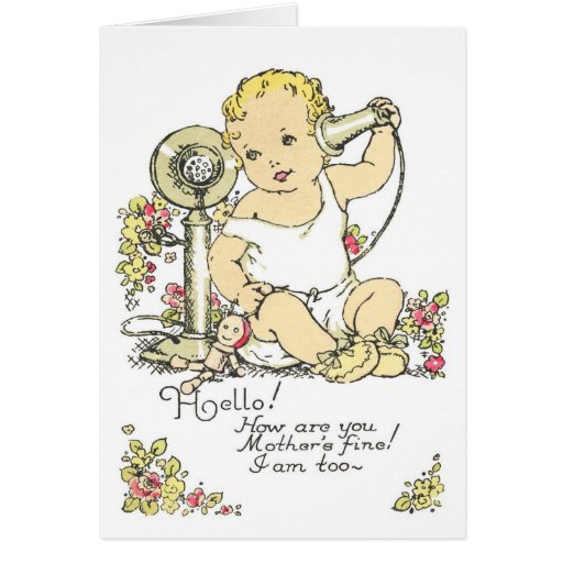 Vintage Baby Birth Announcement Zazzle
