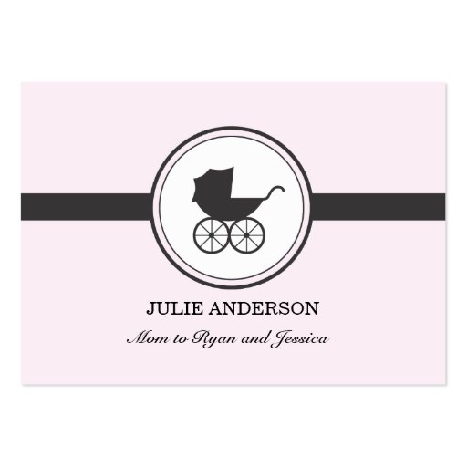 Vintage Baby Carriage Calling Card Business Card